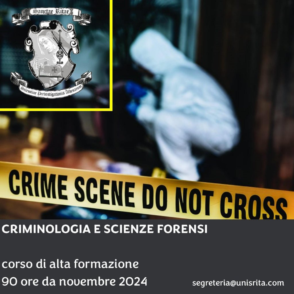 corso Criminologia e scienze forensi